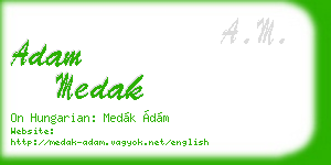 adam medak business card